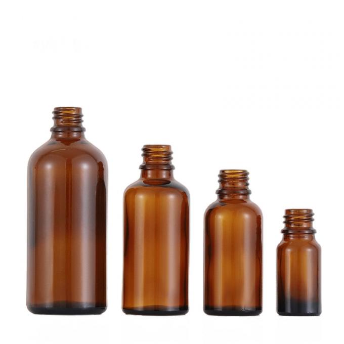 100ml Transparent Glass Foundation Bottle Round Dropper Cap Cosmetic Packaging With Free Sample 3