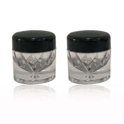 Transparent  1-3g Cream Jars Cosmetic Packaging Hygienic Wear Resistance