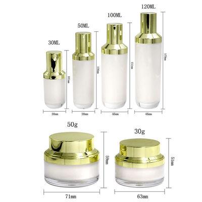 quality Screw Cap Cosmetic Packaging Set Cosmetic Product Packaging 50ml 60ml 100ml 120ml factory