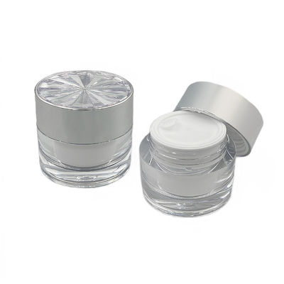 Leak proof Diamond Acrylic Cosmetic Jar for Skin Care Cream Small 30g/50g Container